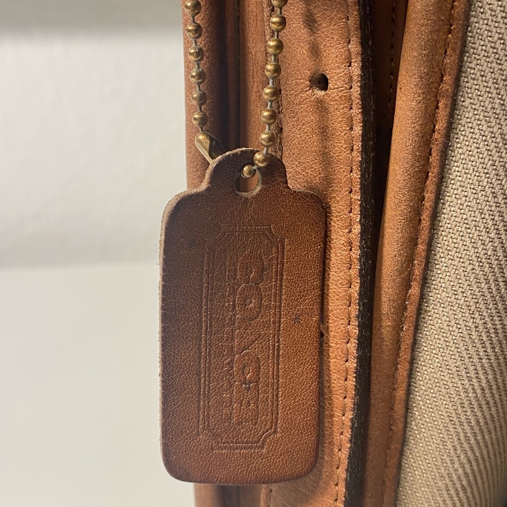 Coach Vintage 1970’s-80’s RARE Twill Shoulder Bag - Picture 11 of 16